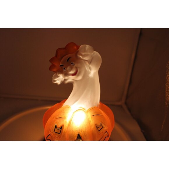 Ghost in Pumpkin Light - Merck Old World Christmas - 1998 - Rare - Picture 5 of 6